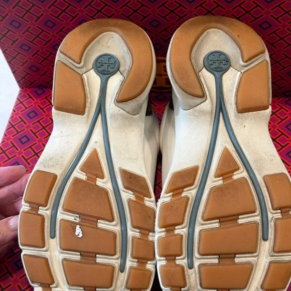 Tory Burch Tory Trainer White/Plum - Picture 10 of 13